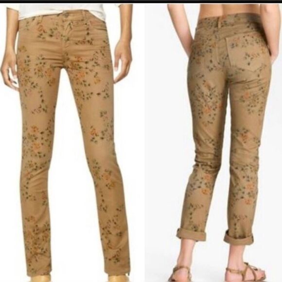 NWT Citizens of humanity Mandy Floral print jeans High Waist size 25 - Picture 2 of 12